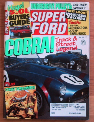 SUPER FORD 1992 MAY - COBRA SPECIAL, FAIRLANE COBRA